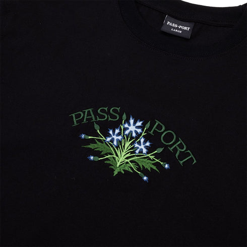 Passport Organic Bloom T-Shirt - Black - Streetart.fr